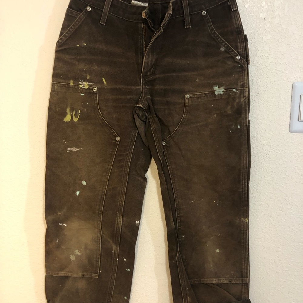 Relaxed fit distressed carhartts
